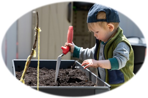 Child Planting